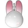 MOFII vezeték nélküli egér + Bluetooth Rabbit M6DM olajfestmény fehér-rózsaszín (M6DM Oil Pink)