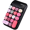 MOFII vezeték nélküli numerikus billentyűzet (ANGOL) X910 fekete+piros (X910 Black/Red)