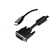 Monitor konverter kábel HDMI M papa - DVI M papa 2m összekötő, átalakító kábel 11.99.5522