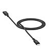 Mophie Essentials Lightning - USB-C kábel 1 m - fekete