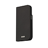 Moshi Overture MagSafe - Bőr 3 az 1-ben tok felhajtható borítással iPhone 15 Midnight Black telefonhoz (99MO231201)