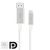 Moshi USB-C-DisplayPort kábel 1,5 m, 5K fehér (99MO084102)