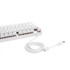 Motospeed K82 Mechanikus ANGOL gamer billentyűzet RGB, fehér (K82-WhiteRed)