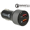 Navilock Car charger 2 x USB Type-A with Qualcomm Quick Charge 3.0 (62739)