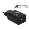 Navilock Töltő 1 db USB A-típusú csatlakozó, Qualcomm Quick Charge 3.0 (gyorstöltő) technológia, (62968)