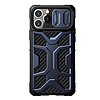 Nillkin Adventruer Case tok iPhone 13 Pro Max készülékhez páncélozott borítás kék kameraborítással