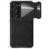 Nillkin CamShield Leather S tok Samsung Galaxy S23 készülékhez fekete kameraburkolattal