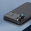 Nillkin CamShield Pro mágneses tok, páncéltasak fedél kameravédő iPhone 13 Pro Max kék (MagSafe kompatibilis)