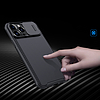Nillkin CamShield Pro mágneses tok, páncéltasak fedél kameravédő iPhone 13 Pro Max kék (MagSafe kompatibilis)
