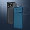 Nillkin CamShield Pro mágneses tok, páncéltasak fedél kameravédő iPhone 13 Pro Max kék (MagSafe kompatibilis)