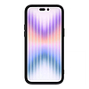 Nillkin CamShield Silky Szilikon tok iPhone 15 Pro telefonhoz, klasszikus fekete