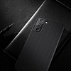Nillkin Textured Case robusztus burkolat gél kerettel és nylon hátul Samsung Galaxy S21+ 5G fekete