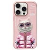 Nimmy Cool&amp;Cute 2.0 macskás tok iPhone 16 Pro Maxhoz - rózsaszín