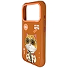 Nimmy Cool&Cute 2.0 macskás tok iPhone 17 Pro Maxhoz - narancssárga