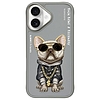 Nimmy Glasses Cool Dog iPhone 16 tok - szürke