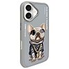 Nimmy Glasses Cool Dog iPhone 16 tok - szürke
