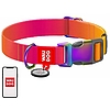 Nylon nyakörv QR kóddal WAUDOG 15 mm széles, 25-35 cm hosszú narancs (46524)
