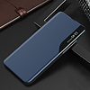 Öko bőr tok Samsung Galaxy A16 / A16 5G készülékhez kihajtható és állvánnyal - kék
