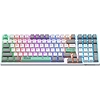 ONIKUMA G38 98 gombok USB vezetékes mechanikus billentyűzet (ANGOL) fehér (G38 Wired White)