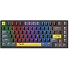 ONIKUMA G52 82 gombos USB vezetékes mechanikus billentyűzet (ANGOL) (G52 Wired Black)
