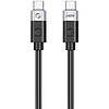 Orico 240 W USB-C-USB-C töltőkábel, 1 m fekete (CC240-40-10-BK-BP)