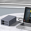 Orico 9828RU3 2 Big DAS Solution ProRAID lemeztömb 2 db 2,5"/3,5"-es SATA HDD/SSD meghajtóhoz RAID vezérlővel - szürke