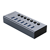Orico BT2U3-7AB Hub 7x USB-A 3.0 kapcsolókkal - szürke