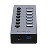 Orico BT2U3-7AB Hub 7x USB-A 3.0 kapcsolókkal - szürke