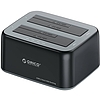 Orico dokkoló állomás 2,5" / 3,5" HDD / SSD, 5Gbps, USB-A-tól USB-B-hez klónozási funkcióval fekete (6829C3-V1-EU-BK-BPIP)