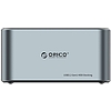 Orico dokkoló állomás 2,5" / 3,5" HDD / SSD, 5Gbps, USB-C-től USB-C/A-hoz klónozási funkcióval fekete (6656C3-C-EU-GY-BP-IP)