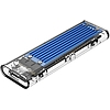 Orico Enclosure SSD M.2, NVME, USB-C 3.1 Gen.2, 10 Gbps kék (TCM2-C3-BL-BP-IP)