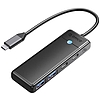 Orico Hub 4 az 1-ben USB A3.0x2 + Type-C3.0x1 + PD100Wx1 (PAPW2AC-C3-015BKEPIP)