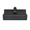 Orico MH4PU Elosztó Szorítóval Rögzíthető 4x USB-A 3.0 - Fekete