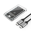 Orico TC10-MS MSATA USB-C 3.2 5Gb/s merevlemez-kazetta - átlátszó