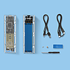 Orico TCM2-C3 M.2 NVME - USB-C 10Gb/s merevlemez - kék