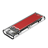 Orico TCM2-C3 M.2 NVME - USB-C 10Gb/s merevlemez - piros