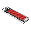 Orico TCM2-C3 M.2 NVME - USB-C 10Gb/s merevlemez - piros
