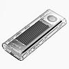 Orico TCM2-G20 M.2 NVME USB-C 3.2 20Gb/s merevlemez - ezüst/átlátszó
