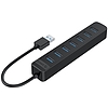 Orico TWU3 USB-7x USB 3.0 hub adapter fekete (TWU3-7A-BK-EP-IP)