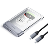 Orico TX25C3 2,5"-os HDD/SSD USB-C 5Gb/s merevlemez - átlátszó