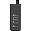 Orico W5P-100 USB-4x USB 2.0 hub adapter fekete (W5P-U2-100-BK-EP-IP)