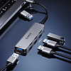 Orico YSA8-U3 USB-A/USB-C Hub Dokkolóállomás 3x USB-A 2.0 + 1x USB-A 3.0 + 1x USB-C 2.0 + 1x 3,5 mm-es Audio + 2x TF&SD - Szürke