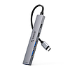 Orico YSB4-U2 USB-A/USB-C Hub Dokkolóállomás 2x USB-A 2.0 + 1x USB-A 3.0 + 1x USB-C 2.0 + 1x USB-C - Szürke