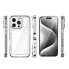 Outer Space tok iPhone 16e-hez, rugalmas kerettel - átlátszó