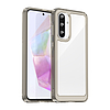 Outer Space tok Samsung Galaxy A26 készülékhez, rugalmas kerettel - félig átlátszó, fekete
