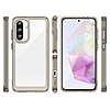 Outer Space tok Samsung Galaxy A26 készülékhez, rugalmas kerettel - félig átlátszó, fekete