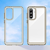 Outer Space tok Samsung Galaxy A56 készülékhez, rugalmas kerettel - félig átlátszó, fekete