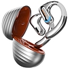 OWS OneOdio OpenRock Pro vezeték nélküli fejhallgató ezüst (OpenRock Pro Silver)
