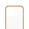 PanzerGlass ClearCase antibakteriális, katonai minőségű, tanúsított iPhone 13 Pró tok - átlátszó sárga