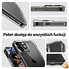 PanzerGlass kemény tok D3O-val és katonai fokozatú tanúsítvánnyal iPhone 15 Pro Max készülékhez - átlátszó